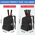 thumbnail image 2 of Bolsa de tenis Ytonet, mochila de tenis para mujer y hombre, 2 raquetas, 2 of 7