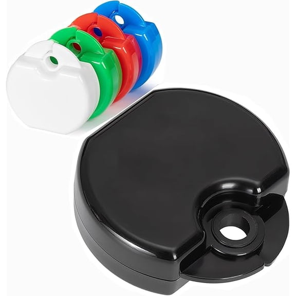 WEEKS Retainer Case, Orthodontic Cases With Vent Holes For Denture, Large Attaching Hole For Convenience, Snap Lock Dental Storage Holder Box, Compatible With Mouth Guard And Aligners Pack of 5