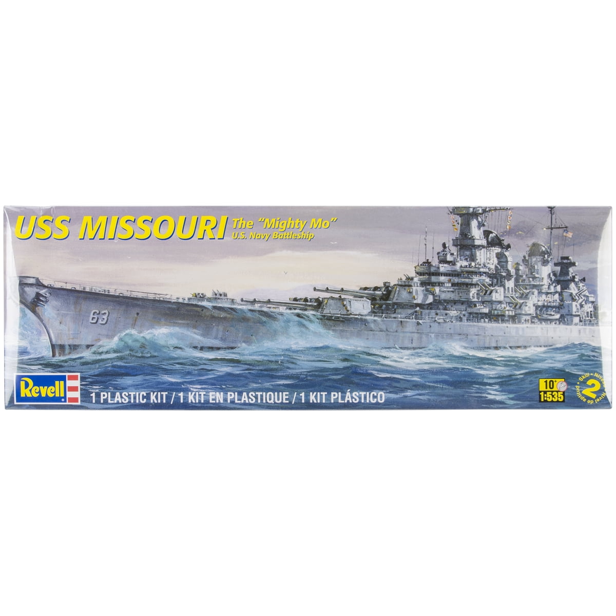 AOSHIMA 1/2000th MINI BATTLESHIP KIT USS MISSOURI 