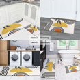 thumbnail image 5 of Orange Boho Geometric and Plant Pattern Kitchen Rugs Sets Of 2,Anti Fatigue Kitchen Mat Rugs Non Slip Washable,Decorative Kitchen Floor Mats for Kitchen,Sink,Laundry,17"x30"+17"x47", 5 of 7