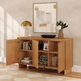 thumbnail image 4 of Modern Sideboard, 3 Door  (1499 x 406 x 864mm / 59 x 16 x 34in), Pecan, 4 of 10