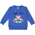 thumbnail image 2 of Inktastic Gigi's Girl Heart Flowers Toddler Sweatshirt, 2 of 4