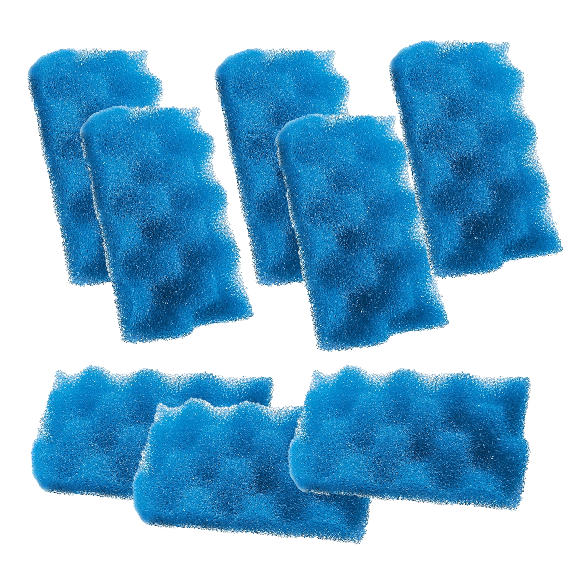 Delapan Fish Foam Bio-Filter Sponges Compatible with Canister Filters and Fluval 106 107 Aquarium Filter Media, 12 Pack