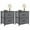 Gray, variant on Algherohein Wood Nightstand with 2 Drawers,Side Tables for Living Room,Bedroom Small Dresser,Brown