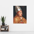 thumbnail image 2 of Rubens Portrait Catholic Pope Nicholas V Painting Extra Large XL Wall Art Poster Print, 2 of 3