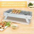 thumbnail image 6 of Portable Charcoal Grill | Folding BBQ Grill for Camping & Travel | Small Outdoor Barbecue with Removable Grill & Ash Catcher | Lightweight Stainless Steel Design, 6 of 6