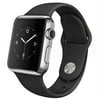 Restored Apple Watch Series 2 42mm GPS Stainless Steel Case with Black Sport Band (Refurbished)