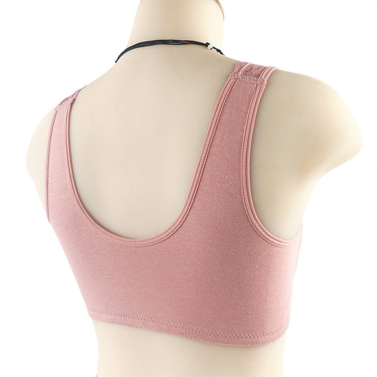 Bra Front Closure Bras for Women Pack of 6 Bras for Women Full Coverage  Wireless Ice Silk Sport Bras for Women Secret Pink Longline Crop Tank Top  with Chest Line Sale Clearance