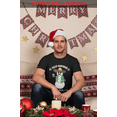 thumbnail image 4 of ShirtBANC Mens Feliz Navidad Snowman Sombrero Shirt Juana Party Cup Design Tee, 4 of 5