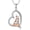 B-Cello, variant on Ballerina Necklace 925 Sterling Silver Heart Necklace Rose Ballerina Dancer Gymnasts Ballet Latin Dance Necklace Jewelry Gifts for Women