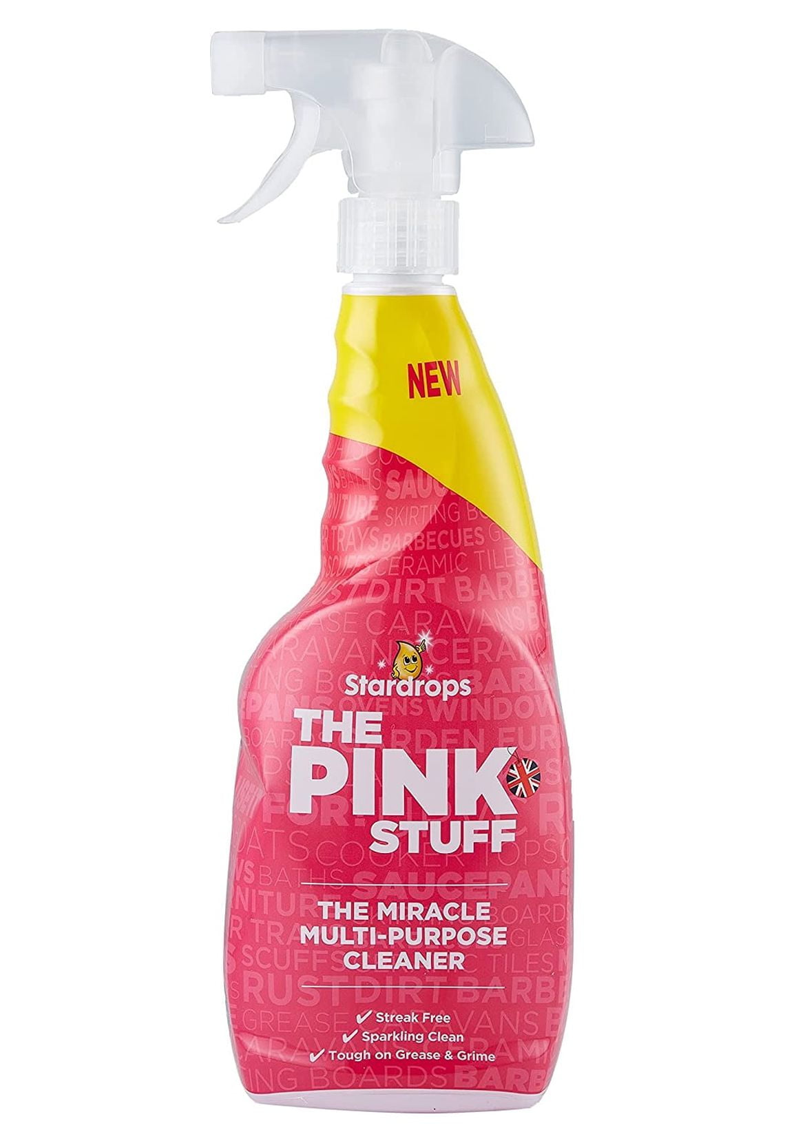 THE PINK STUFF MIRACLE WASH UP SPRAY DISHES SURFACE CLEANER 500ML CHOOSE  QTY