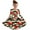 Red, variant on Odeerbi Kids Girls Long Sleeve Ballet Skater Dress Camouflage Printed Elastic Twirly A-line Dress School Recital Round Neck Dress Kids Girls Clothes