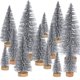 thumbnail image 1 of Árbol de Navidad Pangda Mini plateado artificial x42, 1 of 7