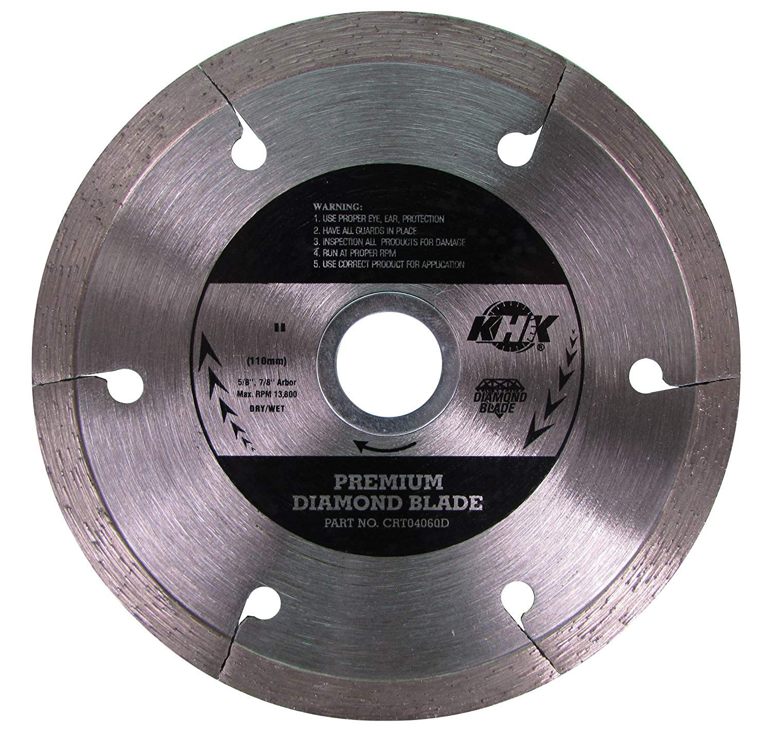 7Inch Premium Continuous Diamond Saw Blade for Cutting Tile, Porcelain