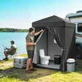 thumbnail image 2 of Outsunny 5x5 ft Compact Pop Up Canopy Tent, UPF50+ Portable Privacy Canopy, 2 of 10