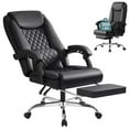 thumbnail image 6 of Homall Home Office Chair Adjustable Executive Leather Chair With Arms Ergonomic High Back Cushion Lumbar Back Support Computer Desk Chair,Black, 6 of 7