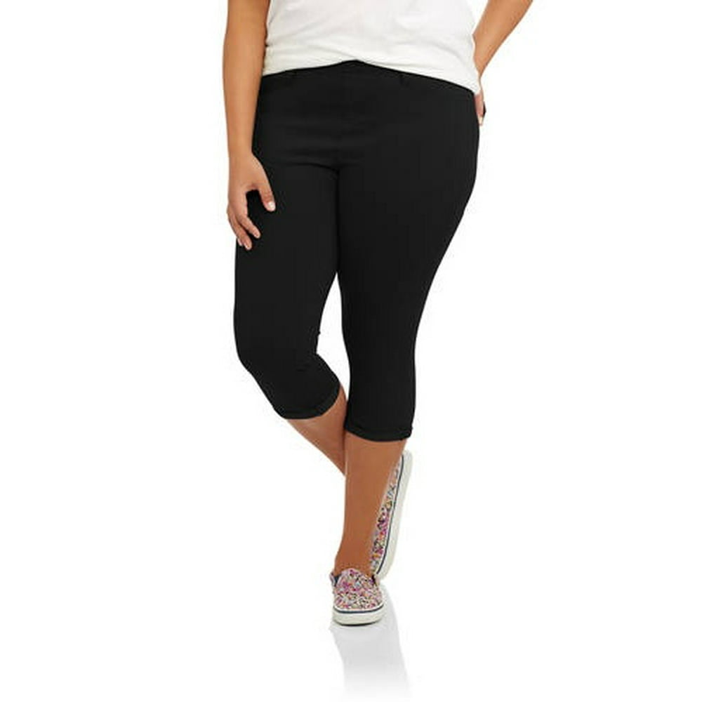 Faded Glory Women's Plus Capri Jeggings