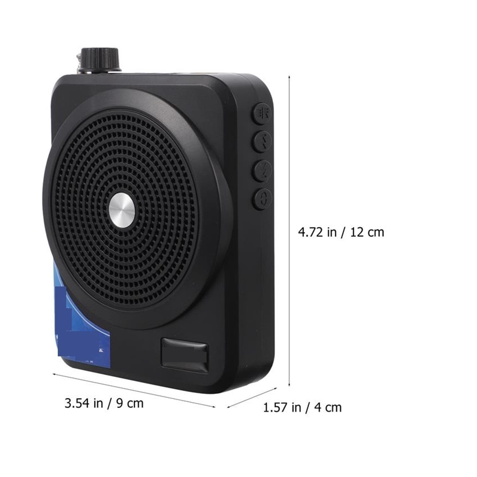 Portable Voice Amplifier Megaphone Mini Audio Speaker With Microphone Rechargeable Ultralight Loudspeaker For Teachers ,Easy to Operate