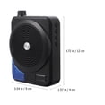 thumbnail image 4 of Portable Voice Amplifier Megaphone Mini Audio Speaker With Microphone Rechargeable Ultralight Loudspeaker For Teachers ,Clear Sound Quality, 4 of 7