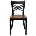 thumbnail image 5 of Bowery Hill Black Back Metal Dining Chair in Cherry, 5 of 5
