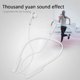 thumbnail image 4 of 5.0 Auriculares Bluetooth Auriculares deportivos impermeables Auriculares intrauditivos Estéreo de alta fidelidad Auriculares con graves profundos, banda magnética para el cuello Tiempo de juego para Muyoka Hogar, 4 of 5