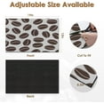 thumbnail image 6 of Coffee Mat for Countertops, Coffee Beans Modern Grey Dish Drying Mat 2 Pcs for Kitchen Coffee Bar Accessories, Coffee Maker Espresso Machine Dish Rack Hide Stain Rubber Backed 12x19In, 6 of 6