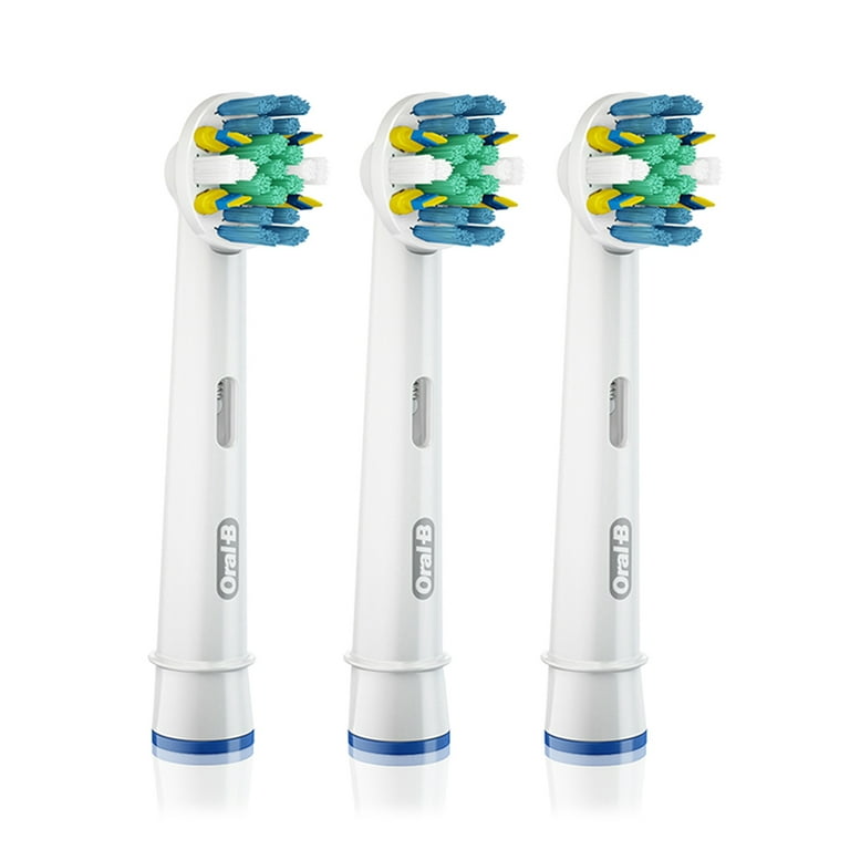 Laboratorium Påvirke side Oral-B Floss Action Replacement Brush Heads 3 ct Carded Pack - Walmart.com