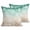 Green, variant on Throw Pillow Covers 18x18 Inch Set of 2 Coral Starfish Decorative Pillows Cushion Case Soft Square Pillowcases Ombre Turquoise Brown Shell Marine Life Throw Pillows for Couch Sofa Bed Chair Decor