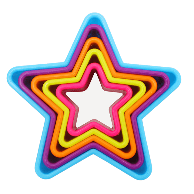 Juego De 5 Cortadores De Galleta Vencort Estrella