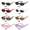 thumbnail image 2 of Lunettes de Soleil Ovales Rétro pour Femmes, Petites Lunettes de Soleil Polarisées Uv400, 2 of 5