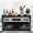 Bamboo, variant on Bamboo Spice Shelf Over Stove, 31.5-Inch Rack Organizer with 6 Hooks, 11.4" Height Countertop Storage, Easy to Assemble