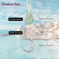 thumbnail image 4 of Accesorios para coche con cristales colgantes, accesorios de cristal curativo, Luna colgante, decoraciones para espejo retrovisor colgantes, 4 of 5