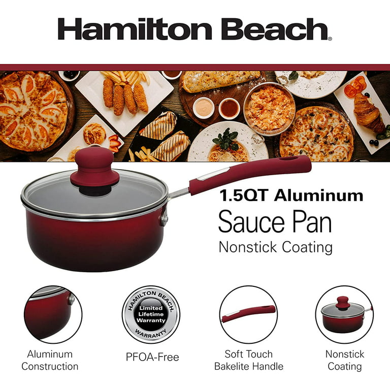 Hamilton Beach Cast Iron Oven Pot, Sauce Pan, and Frying Sauce Pan