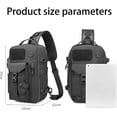 thumbnail image 4 of Cosmos Explorer Sling Bag, Anti Theft Tactical, Scratchproof and Waterproof, Dustproof, with Belt Buckle Shoulder Bag, 4 of 8