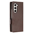 thumbnail image 5 of Wallet Phone Case for Samsung Galaxy Z Fold 6 with Credit Card Slot, PU Leather Flip Case with Lanyard Kickstand for Women Girls Shockproof Back Cover for Samsung Galaxy Z Fold 6, Brown, 5 of 5