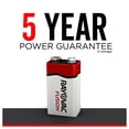 thumbnail image 3 of Rayovac Fusion 9V Batteries, Premium Alkaline 9V Battery (2 Count), 3 of 11