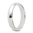 thumbnail image 6 of Auriga Sterling Silver 4 mm Half Round Band for Mens Size 11, 6 of 8