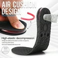 2 Pairs Height Increasing Insoles Air Cushion Shoe Pads Taller Heel Inserts for Men and Wowen