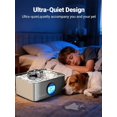 thumbnail image 4 of Fuente de agua para perros Kastty de acero inoxidable de 15 l/4 galones con LED, 4 of 9