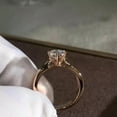 thumbnail image 3 of Elegant Women Wedding 14k Rose Gold Plated Ring Cubic Zircon Jewelry Sz 6-10, 3 of 6