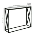 thumbnail image 2 of Evelyn&Zoe Arlo 36" Wide Rectangular Console Table, Blackened Bronze, 2 of 9