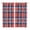 Blue tangerine, variant on Orange Blue Kitchen Curtains 63 Inch Length, British Style Buffalo Plaid Lattice Grommet Top Bedroom Living Room Curtains, Light Filtering Cafe Curtain Drapes 2 Panels Set 84''x63''