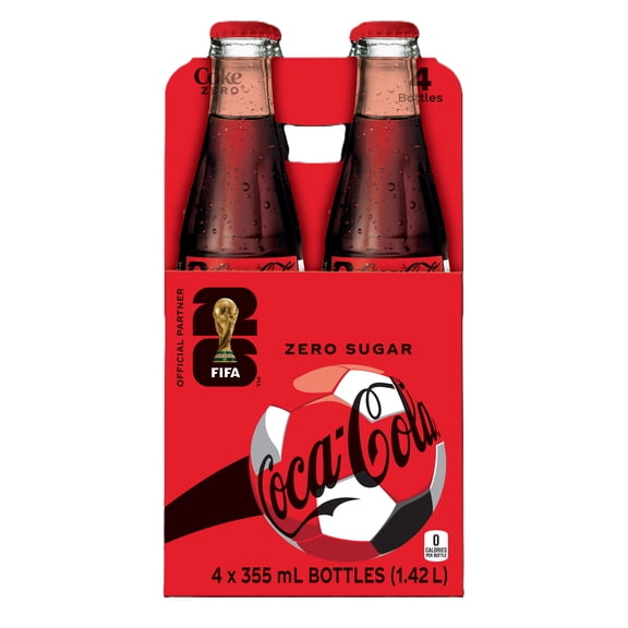 Coca-Cola Zero Glass 4x355ml