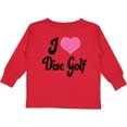 thumbnail image 3 of Inktastic I Love Disc Golf Boys or Girls Long Sleeve Toddler T-Shirt, 3 of 5