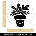 thumbnail image 2 of Happy Potted Plant Rubber Stamp for Scrapbooking Crafting Stamping - Mini 1/2 Inch, 2 of 7