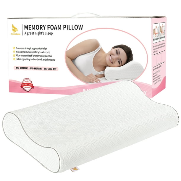 Ventilated Cooling Gel Memory Foam Pillow for Sleeping, Standard Size 1