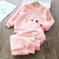 thumbnail image 2 of Big Boys Kid Outfits Pants Set Kids Spring Fall Animal Long Sleeve Elastic Waist 1T 2T 3T Sleepwear Pajamas 2-Pieces, 2 of 5
