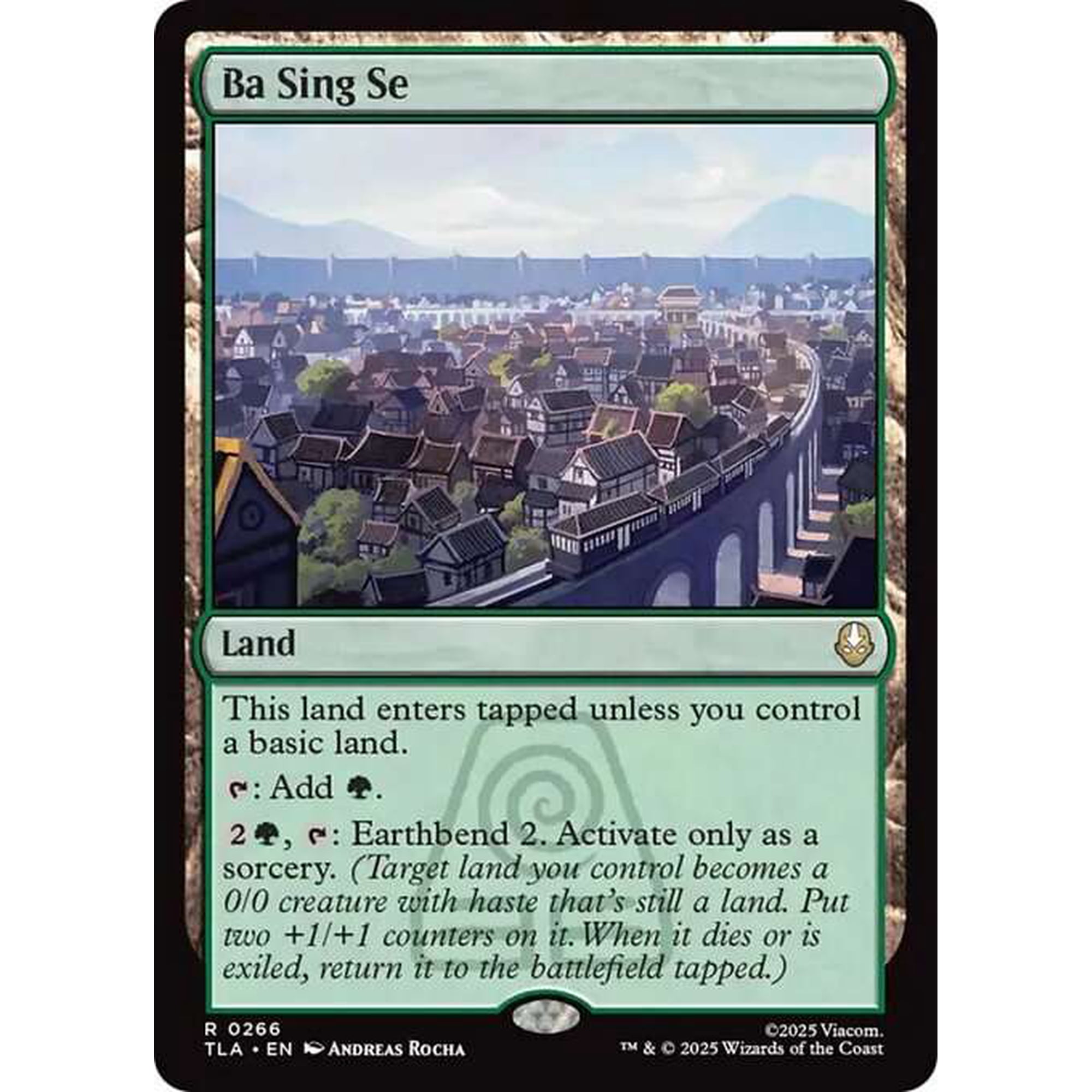 MtG Avatar the Last Airbender Rare Ba Sing Se #266
