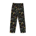 thumbnail image 5 of Goofa Wasp and Florals Printed Soft Pajama Pants for Men, Wide Leg Comfy Casual Lounge Yoga Pants-XX-Large, 5 of 9