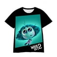 thumbnail image 1 of Camiseta de verano Inside Out 2 para niños y adolescentes, camiseta de dibujos animados, camiseta de manga corta, camiseta divertida, ropa de uniforme de entrenamiento para niñas, 1 of 1